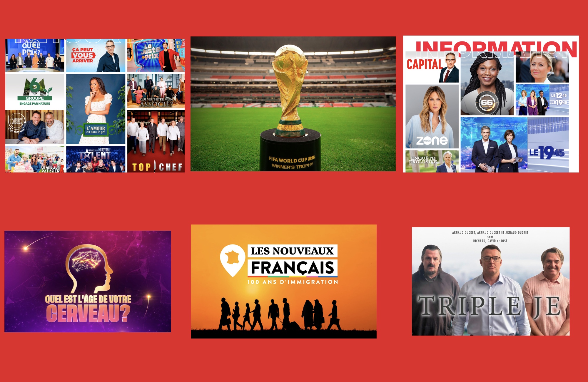 Rentrée 2025 - Programme TV - Groupe M6 - M6 -