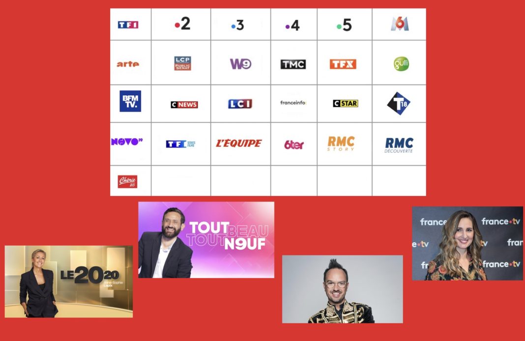 Mercato tv - Anne Sophie Lapix - Cyril Hanouna - Jarry - Marie Portolano -