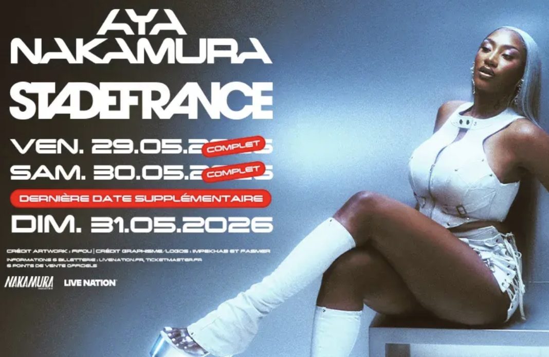 Une Aya Nakamura - Stade de france - concerts -