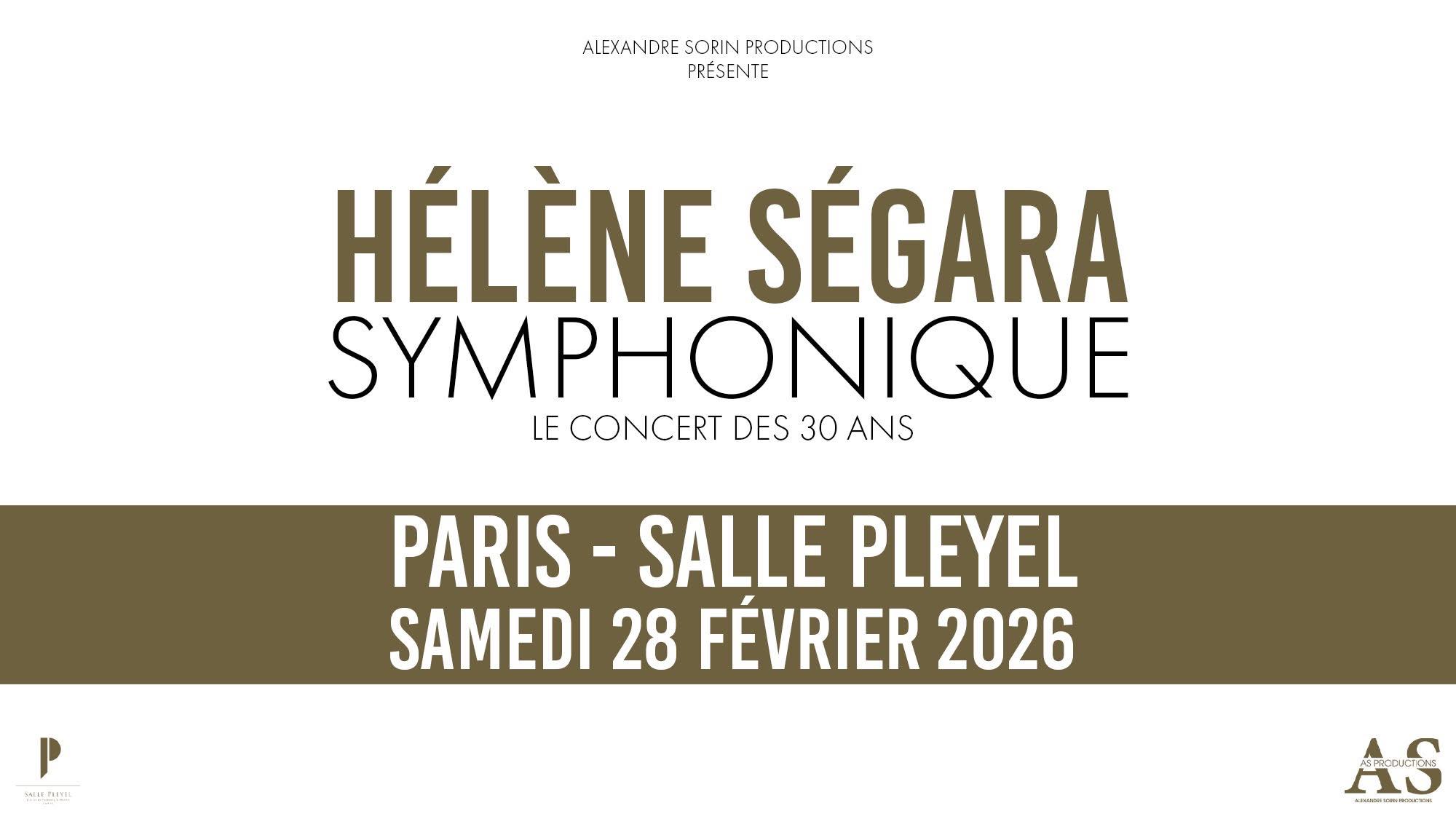 Helene Ségara - concert anniversaire - Salle Pleyel -