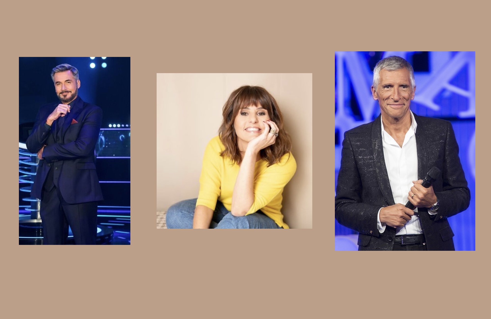 Personnalités tv préférées - Faustine Bollaert - Nagui - Olivier Minne -