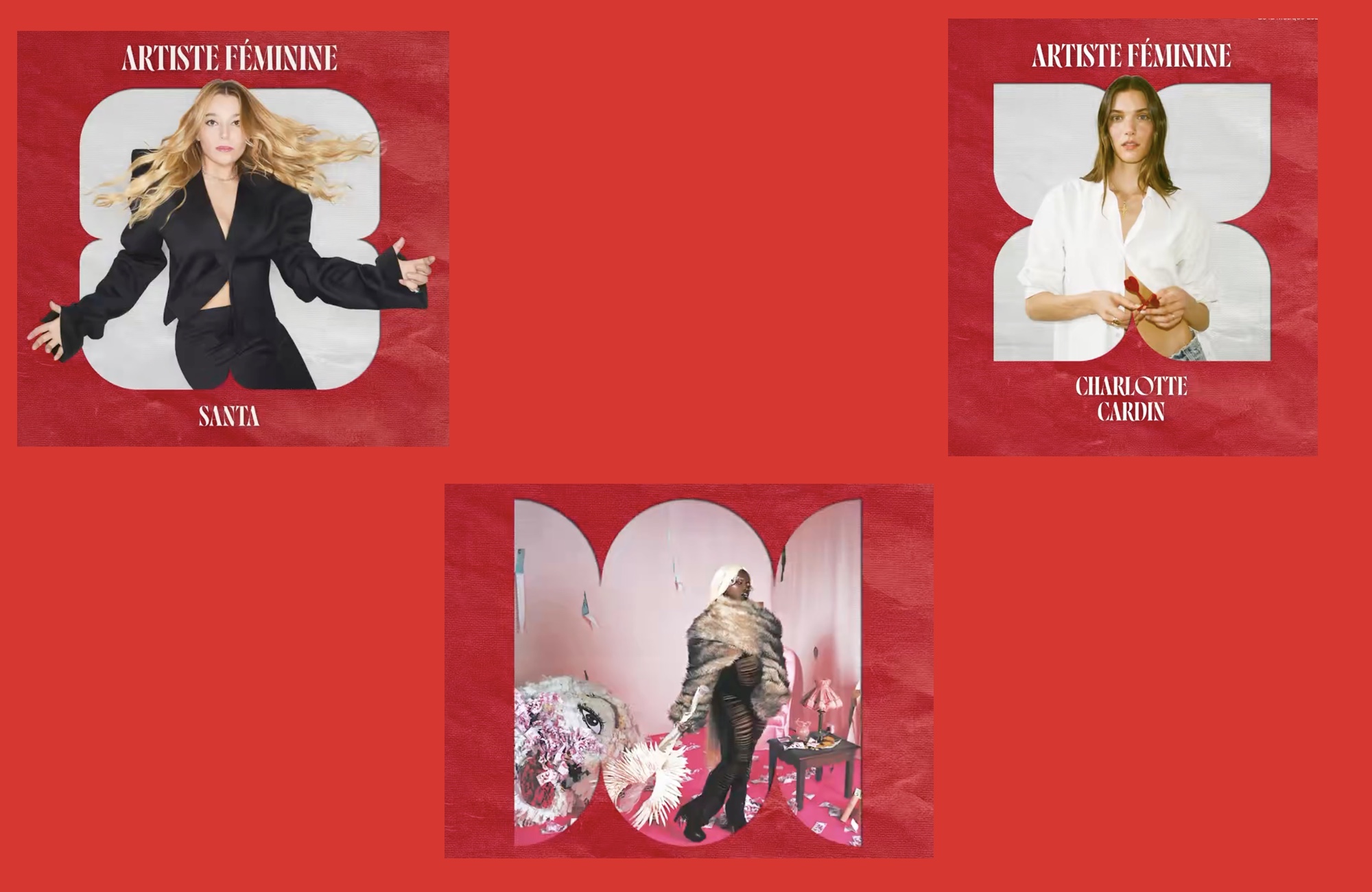 Victoires 2026 - femmes - Theodora - Santa - Charlotte Cardin -