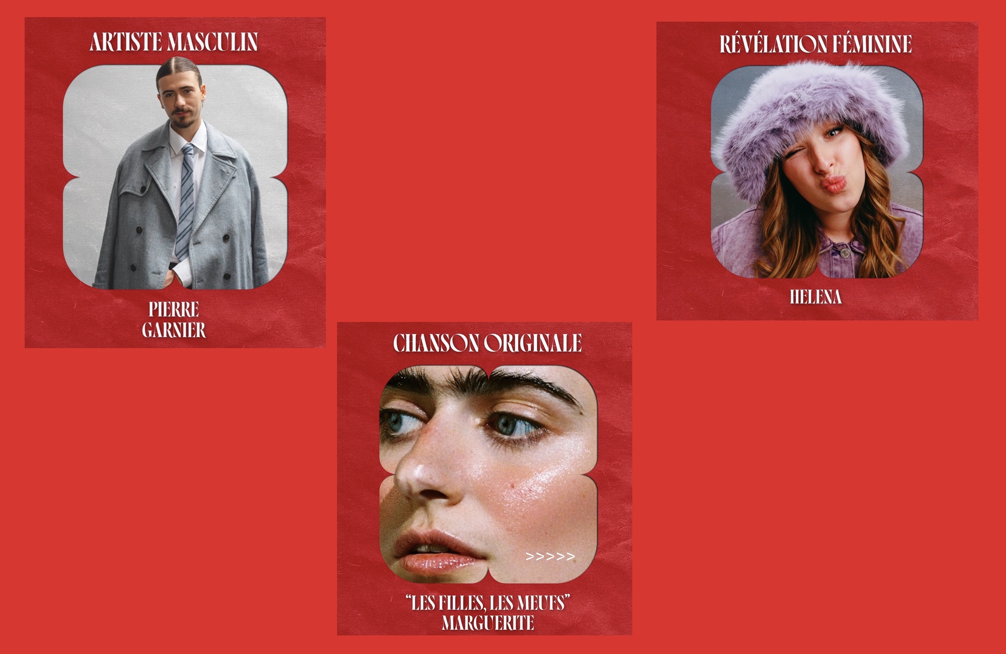 Victoires de la musique - star academy - Pierre Garnier - Helena - Marguerite -