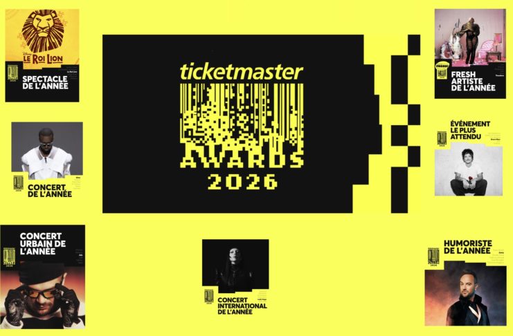 Ticketmaster - Ticketmaster awards 2026 - résultats -