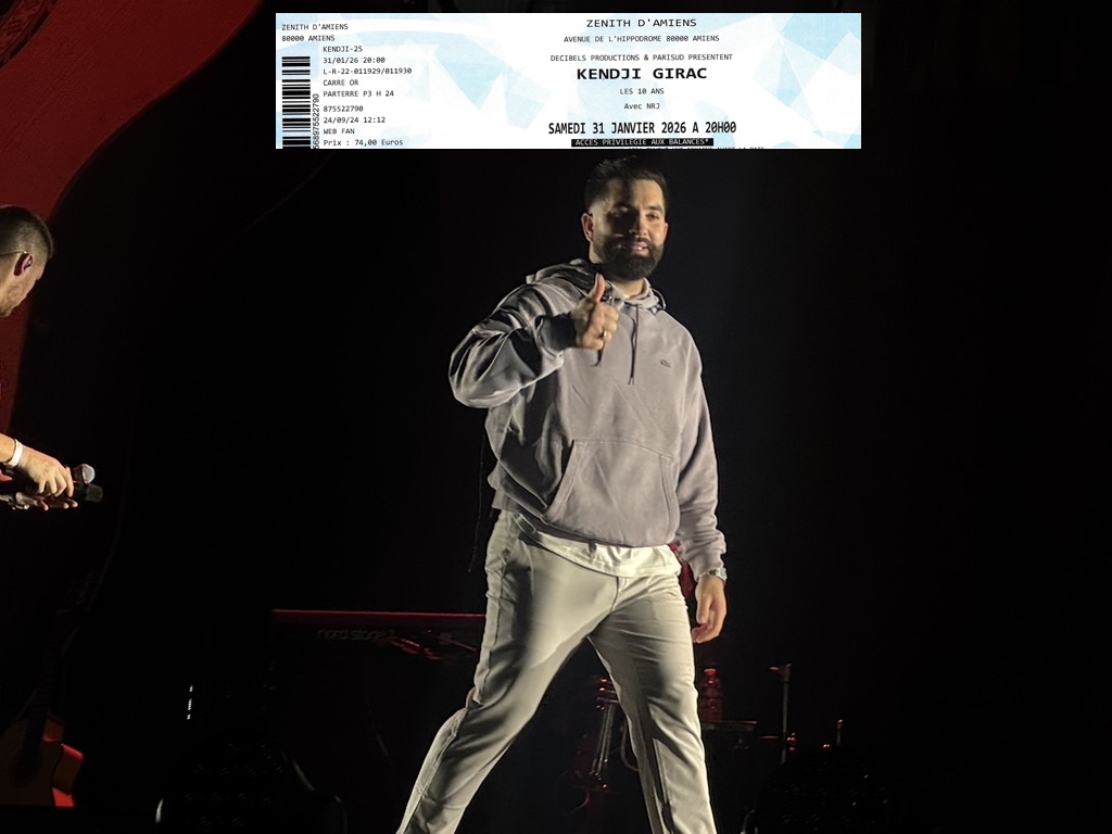 Kendji Girac - balances - Zéniths d'Amiens -