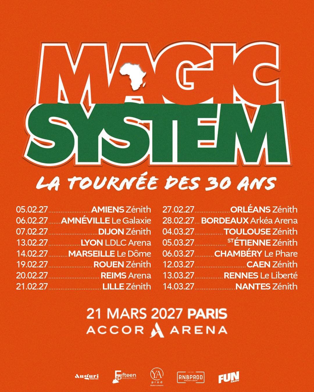 Magic System - La tournée des 30 ans