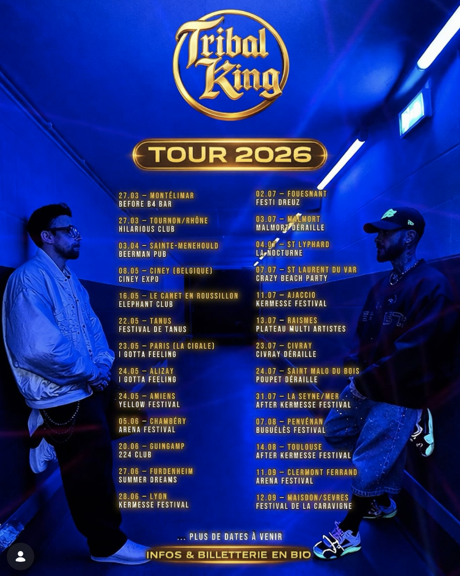 Tribal King - Tour 2026