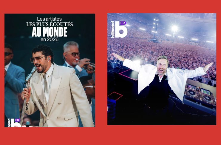 Billboard - top écoutes 2026 - Bad Bunny - David Guetta -