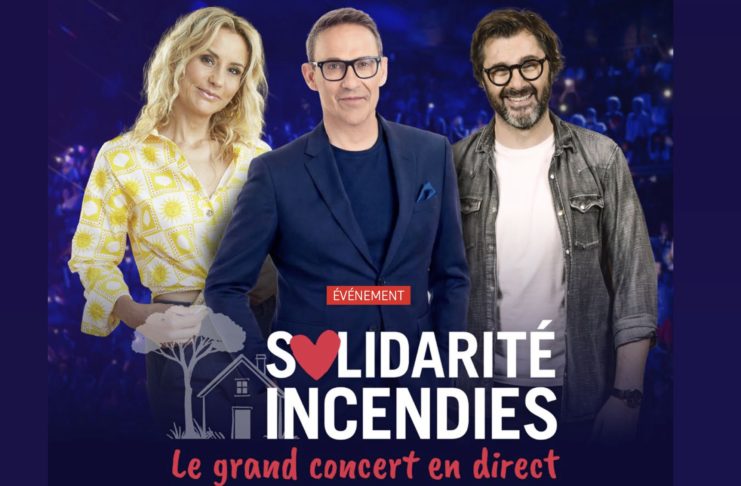 M6 et RTL se font l’écho du concert caritatif SOS Solidarités Incendies SOS Solidarité Incendies - M6 - concert -