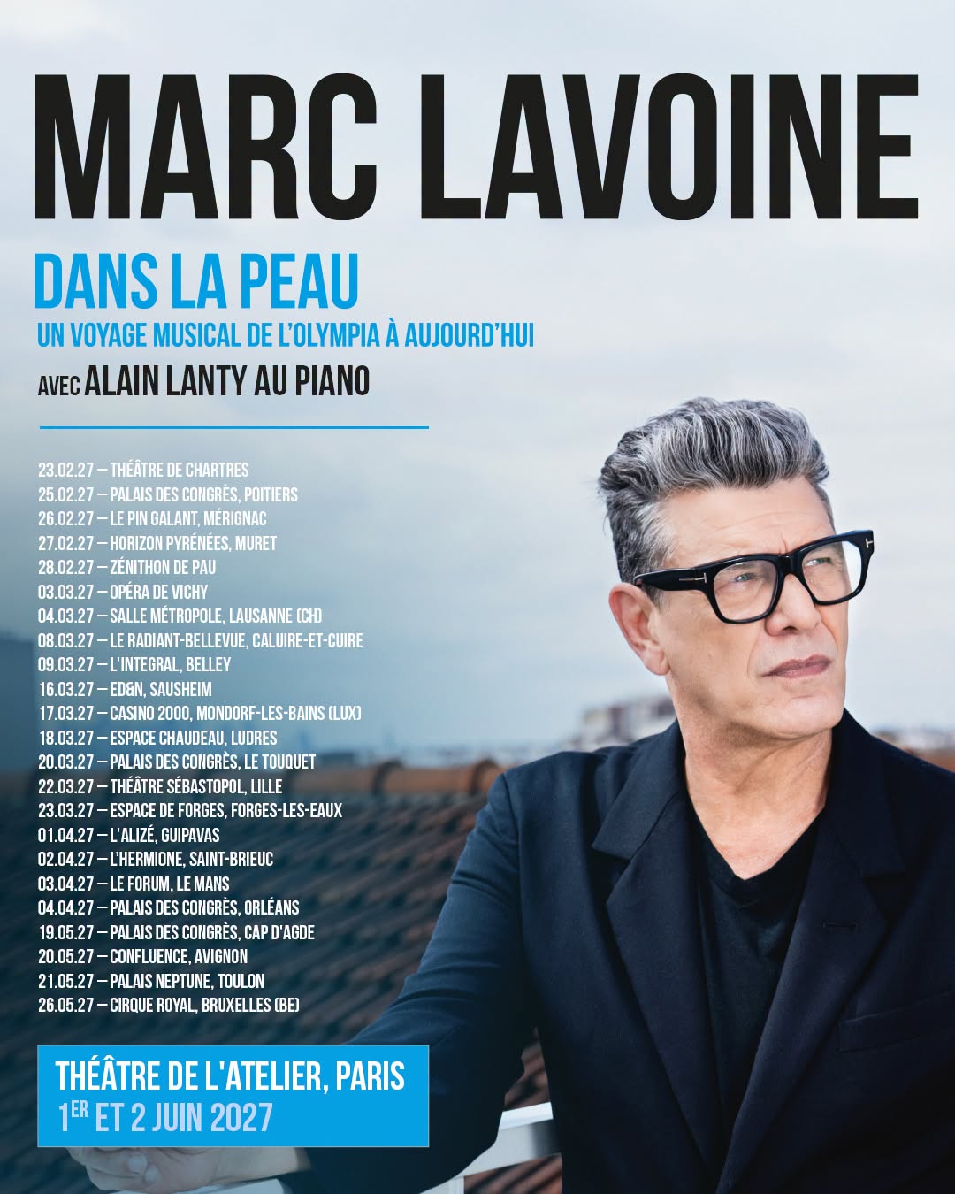 Marc Lavoine - dans la peau - tournée
