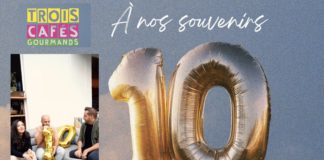 Trois cafés gourmands - à nos souvenirs - 10 ans